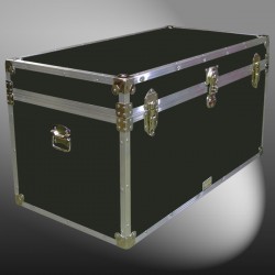 05-100 RE OLIVE 36 Deep Storage Trunk with Alloy Trim